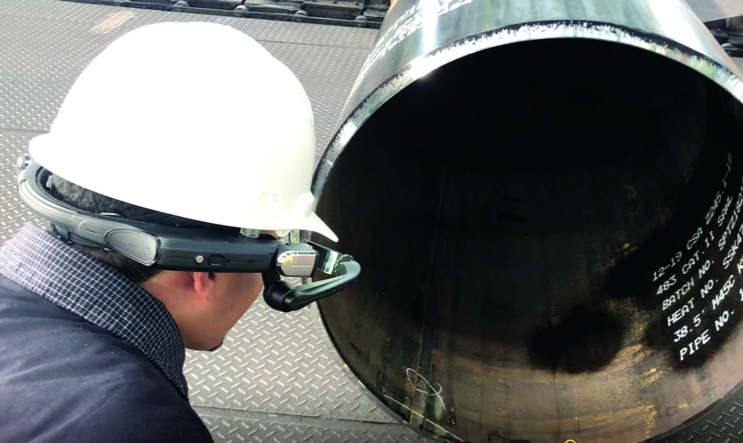 Smart Helmets supporting operations during COVID19 Aramco